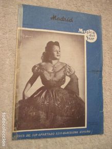 Musical scores: Madrid, schotis, de Agustín Lara, con Ana María González, 1948